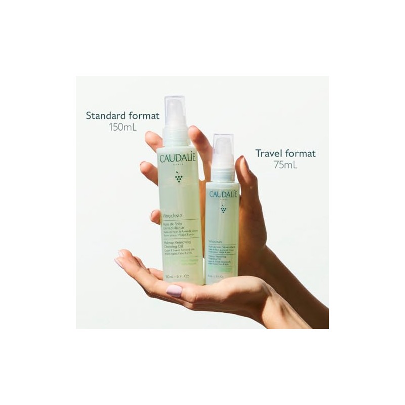 Caudalie Vinoclean Makeup Removing Cleansing Oil, Waterproof Makeup Remover