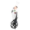 Resin Mustache Chef Figurine Fashion Small Ornaments Message Board Food