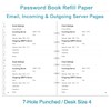 Password Book Refills - A-Z Password Notebook Refill Paper with