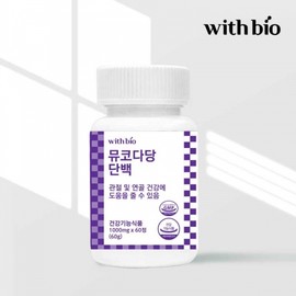 WithBio Mucopolysaccharide Protein 1000mg x 60 Tablets / 위드바이오 뮤코다당 단백 1000mg x 60정