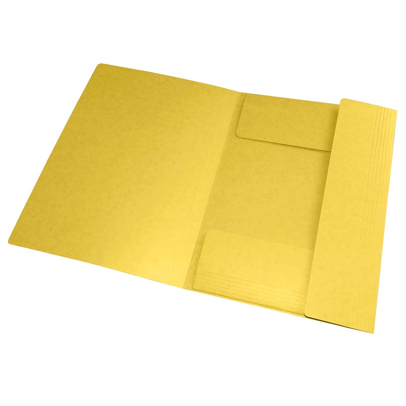 Oxford Topfile+ Pack of 10 Cardboard File Folders 3 Flaps