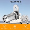 BOZXYE 3 Pack Cabinet Locks with Keys, 1-1/8" Tubular Cam