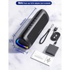UOHHBOE Blue Tooth Speaker, Portable Speaker Wireless with RGB Lights,