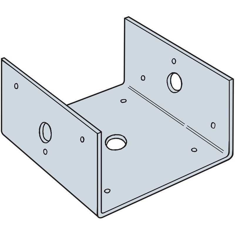 Simpson Strong-Tie BC60 BC Galvanized Post Base for 6X