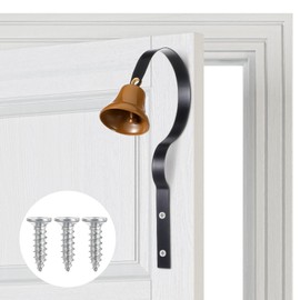 Retro Doorbell, Traditional Metal Shopkeeper Bell Opening Hanging Bell Doorbell Chime for Home Business Office Café Store Garden Ideal for Housewarming Gift-Don't Let Another Customer Slip Out (Black)