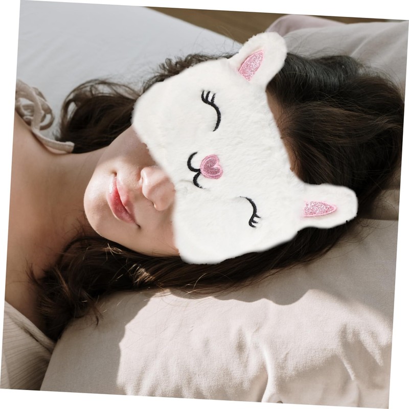 FOMIYES Cute Animal Plush Eye Masks Fox Rabbit Sleep Masks