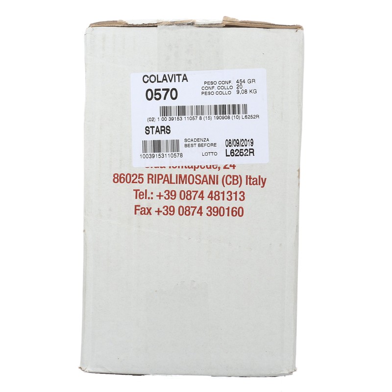 Colavita Pasta - Stars (Stelle), 1 Pound - Pack of