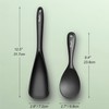 Cooking Spoon and Rice Scooper Set for Nonstick Cookwares, Heat