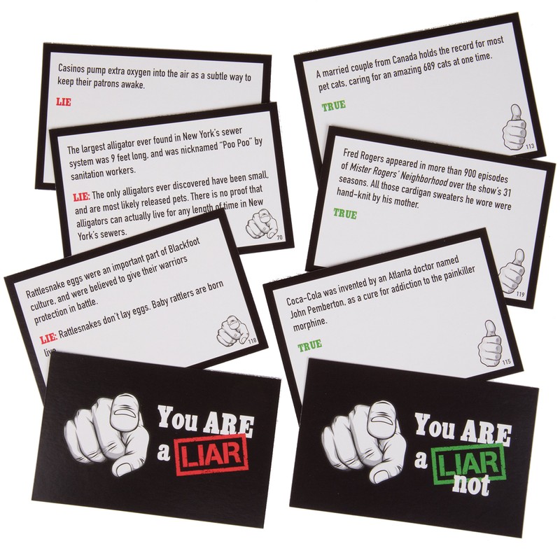 You Are A Liar - Fact Or Fiction Guessing Party