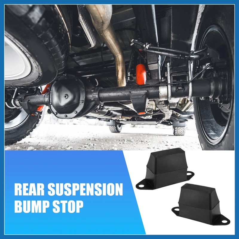 A ABSOPRO 2 Pcs 3'' Rear Suspension Bump Stop for
