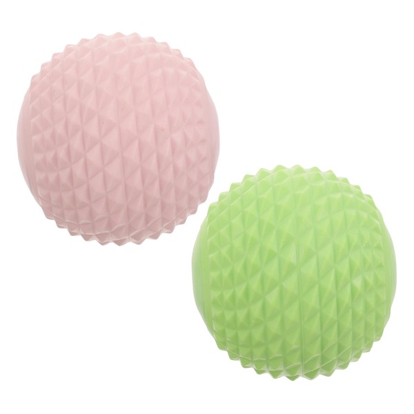 Baluue 2pcs Fitness Massage Balls for Myofascial Release Portable Acupoint