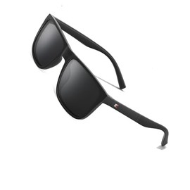 Glapeame Men's Unisex Sunglasses for the Beach, Glass black