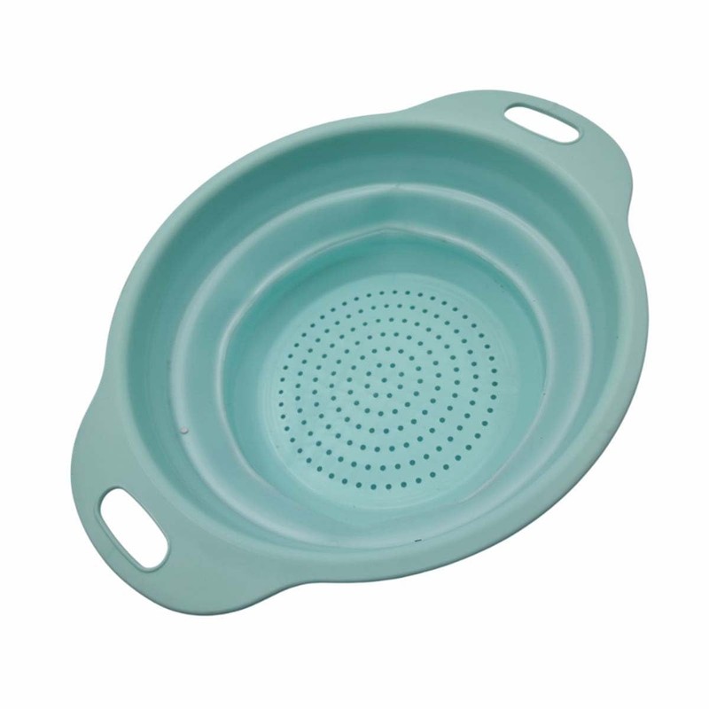 Collapsible Colander – Pastel Assorted Colours – Space-Saving Folding Strainer