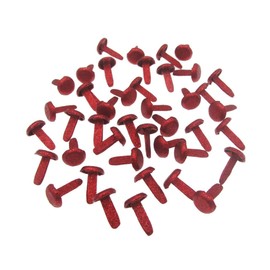 Hohopeti DIY Tool Set 500pcs Colorful Round Double Nails Claw Nails for Boys and Girls Paper Craft Scrapbooking