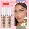 2PCS Color Changing Foundation,Full Coverage Foundation Long Lasting Flawless Liquid