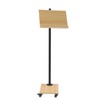 Book Stand Floor Stand for Reading Rolling Lectern Stand with