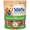 Milo's Kitchen Beef Sausage Slices With Rice Dog Treats, 18