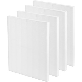Allisfresh D480 Replacement Filter D4 Compatible with Winix D480 Air Cleaner Purifier Ture HEPA Only, Item Number 1712-0100-00, D4 Filter 4 Pack