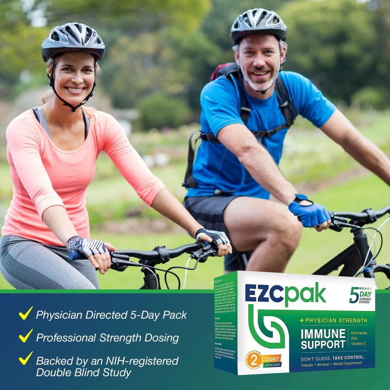 EZC Pak 5-Day Tapered Immune Support Booster - Vitamin Immune