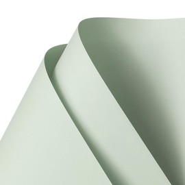 GLOKUUCA Flower Wrapping Paper - 20 Sheet Waterproof Floral Bouquet Wrapping Paper Fits for Wedding Graduation Gifts - (22.8x22.8 Inch, Light Green)