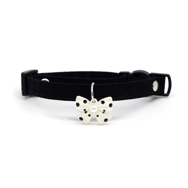 HOWWFALY Cat Collar Bow Soft & Comfy Detachable and Adjustable