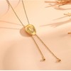 Western Cowgirl Hat Necklace for Women Gold Silver Dainty Bolo