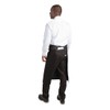 Whites Chefs Clothing Regular Waist Apron, Black, Material: Polycotton, Measurements: