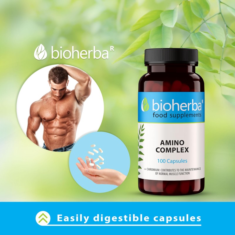 Amino Acid Complex Capsules - Essential Amino Acids Supplement 100