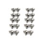 304 stainless steel wire rope clip cable rope double clamp