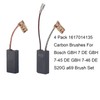 4 Pack 1617014135 Carbon Brushes For Bosch GBH 7 DE