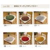 Soft Mix Shaggy, Round Chair Pad, Thread, Size: Approx. 13.8