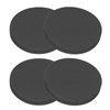 PATIKIL Rubber Solid Discs Washers, 4 Pcs Anti-Vibration Spacer 70mm