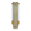 Deco 79 Aluminum Metal Single Candle Wall Sconce, 5" x