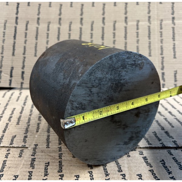 Unbranded 6" Round Steel Bar 5 1/4" Long Stock Lathe