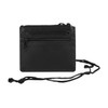 Neck purse pouche LEAS, Genuine Leather, black - ''LEAS Travel-Line''