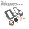 19Pcs/Set Carburetor Repair Rebuild Kit 382048 Replacement for Johnson Evinrude