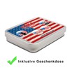 Kühlschrankmagnete Länder Flagge USA 4er Geschenk Set Amerika Magnete für