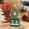 Christmas Advent Calendar Wooden Christmas Countdown Calendar Christmas Tree Calendar