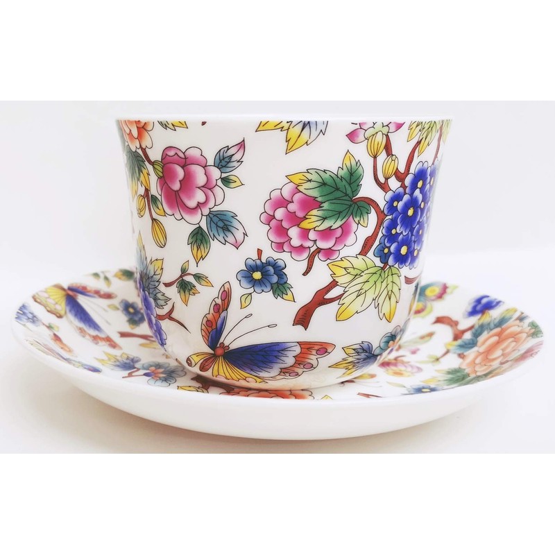 Magic Garden Breakfast Cup & Saucer Fine Bone China Large