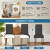 Fafua Stretch Dining Chair Covers Set of 4, Removable Washable