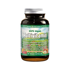 MicrOrganics Green Nutritionals 100% Vegan Multivitamin 60 Veg Capsules