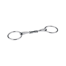 Kerbl Snaffle Loose Ring Bit - French Link 13,5 cm