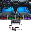 LEDGlow 2pc Multi-Color LED Interior Footwell Underdash Neon Lighting Kit