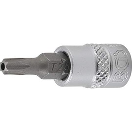 BGS 2360 | Bit Socket | 6.3 mm (1/4") Drive | T-Star tamperproof (for Torx) T25