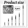 6 Pcs High Magnetic Screwdriver Drill Bit Set, Magnetic Screwdriver