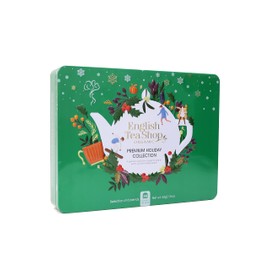 ETS - Wintertee Set "Premium Holiday Collection" Grün, Metalldose, Tee Geschenk Weihnachten, BIO, 36 x Weihnachtstee
