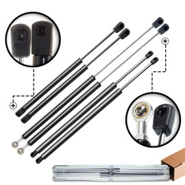 A-Premium Hood Tailgate and Rear Window Lift Supports Shock Struts Replacement for Ford Expedition 1997-2002 6-PC Set