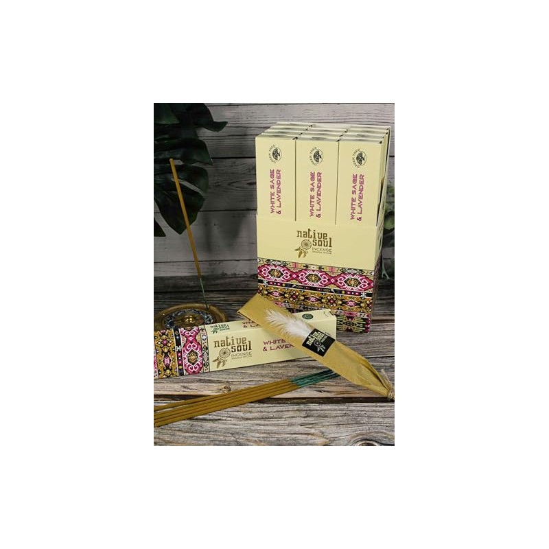Native Soul White Sage & Lavender Incense Sticks – Pack