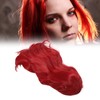 Red Long Straight Wigs with Bang Synthetic Heat Resistant Breathable