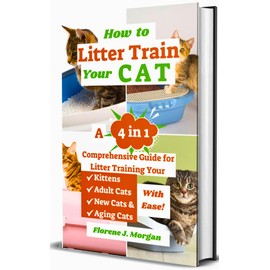  How to Litter train your Cat: A 4-in-1 Comprehensive Guide for Litter Training Your Kittens, Adult Cats, New Cats, and Aging Cats With Ease!
